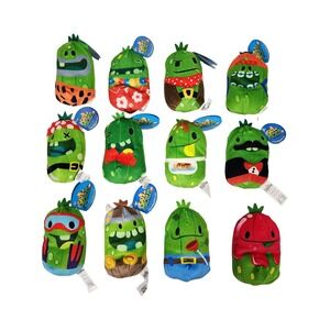 Cats Vs Pickles Plush Toy‎ Mystery Bag Collectible Green Pickle Character Lot 12